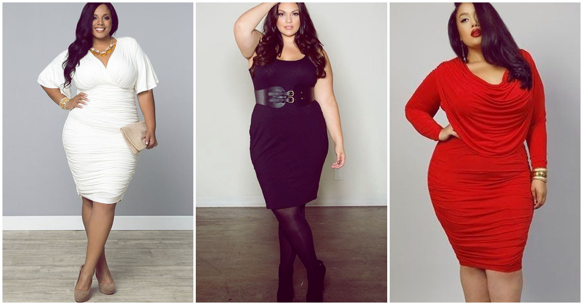 Vestidos pegados para chicas curvy, ¿cómo los usamos?