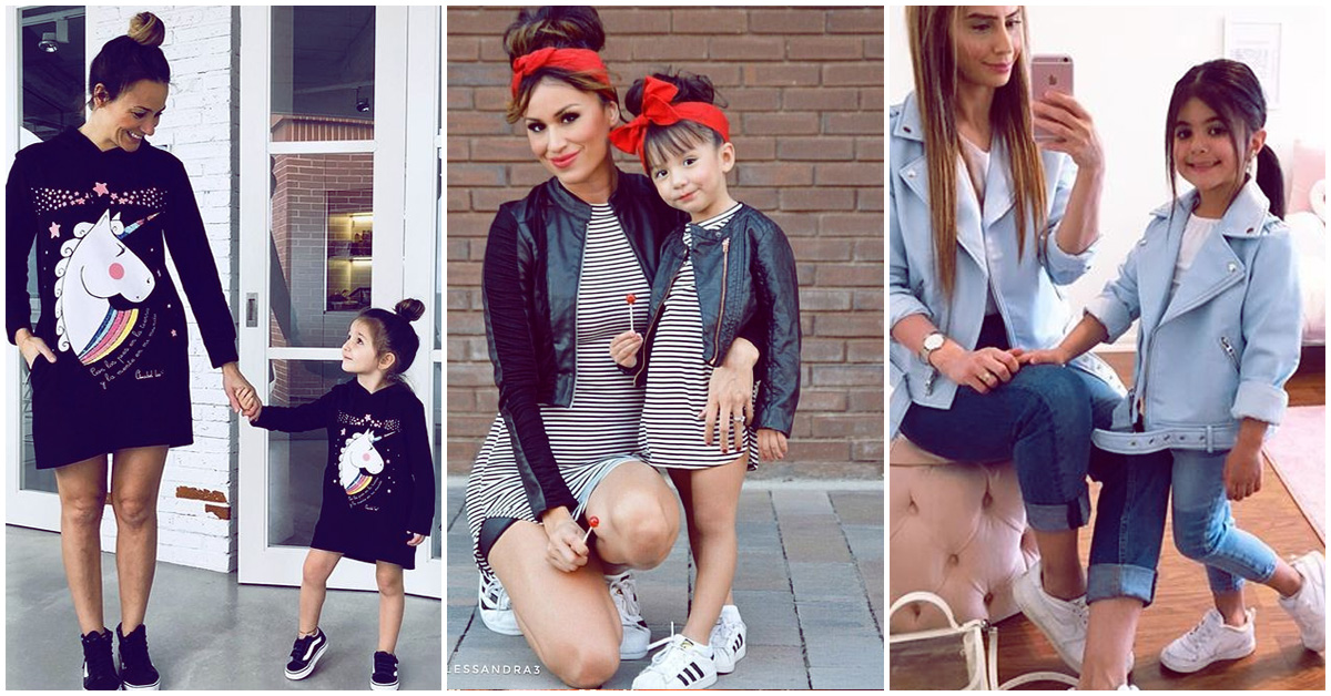 Outfits mamá e hija que te van a encantar