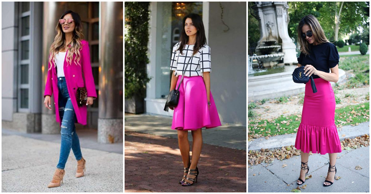 Outfits color fucsia para lucir super sexy