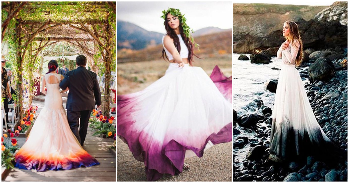 Vestidos de novia Ombré ¿te gusta la idea?