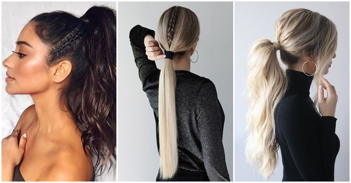 Peinados con pony tail para todo tipo de cabello