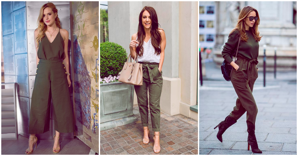 12 outfits en color oliva, los amarás